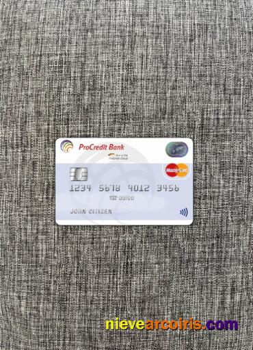 Bulgaria ProCredit Bank MasterCard photolook